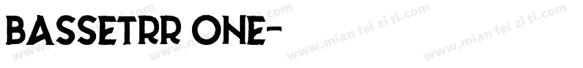 BassetRR One字体转换